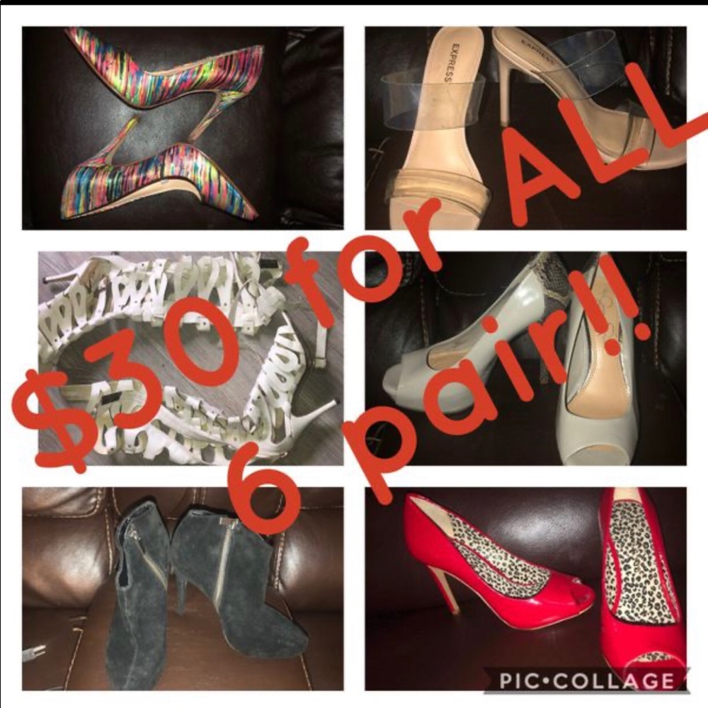NWOB Designer Shoe Lot (size 6)
